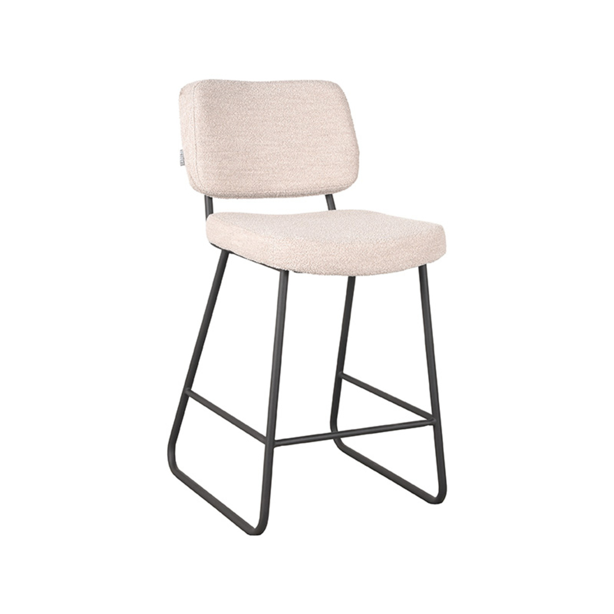Tabouret de bar Noah - Hauteur du siège 65 - Naturel Beige - Boucle - Sans accoudoir - Rurale - LABEL51