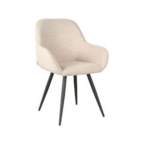 Eetkamerstoel Fender Naturel Boucle Perspectief