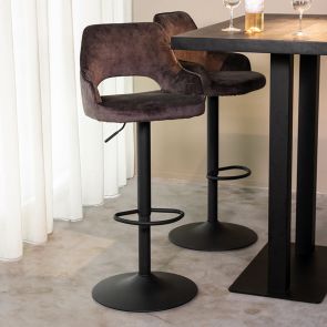 Tabouret de Bar Fer 45x47x92-113 cm