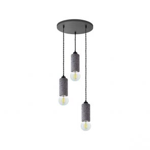 Lampe Suspendue Fresco 3-Lumiere 30x30x120 cm