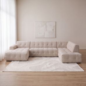 U-Bank Lorenzo Rechts 382x220x77 cm
