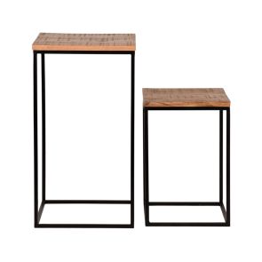 Set Plantenzuilen Vintage 35x35x65 cm