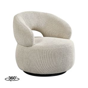 Draaifauteuil Nusenna 82x81x73 cm