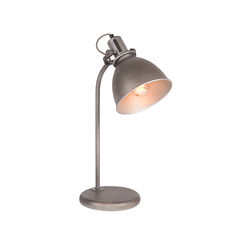 Lampe a poser I_Spot - Burned Steel - Gris - Métal - Industriel - LABEL51