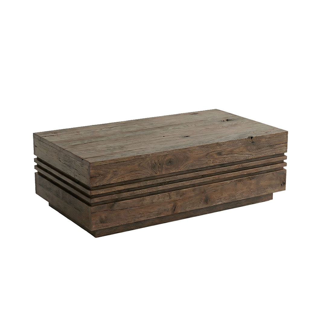 Table basses I_Notch - Espresso - Marron - Bois de mangue - LABEL51