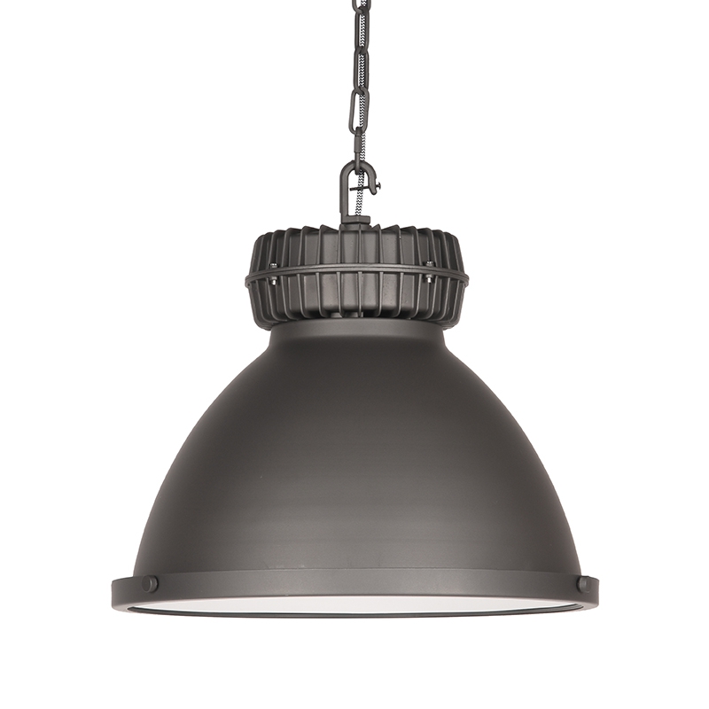 Lampe suspendue I_Heavy Duty - Burned Steel - GRIJS - - Industriel - LABEL51