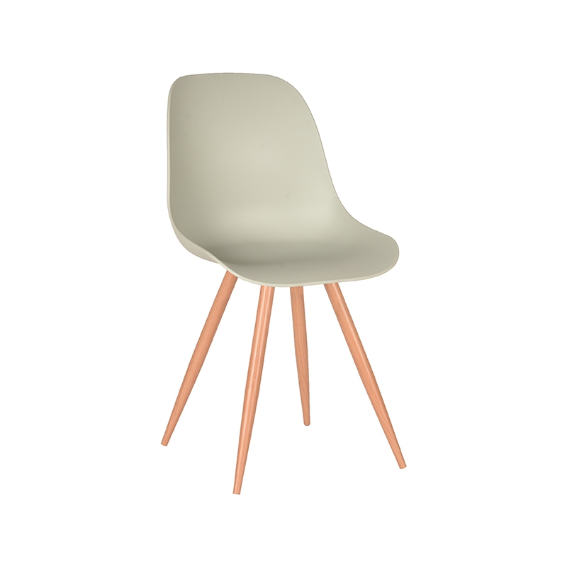 Chaise de salle à manger I_Rimini - Siège baquet - Breeze - Vert - PP - Sans accoudoir - Scandinave - LABEL51