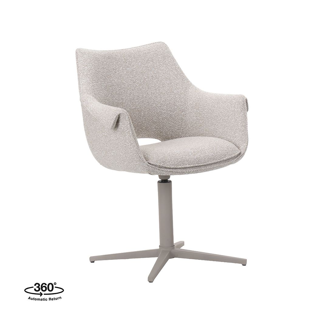 Chaises de salle à manger I_Nozomi - Naturel - Boucle - Sans accoudoir - LABEL51