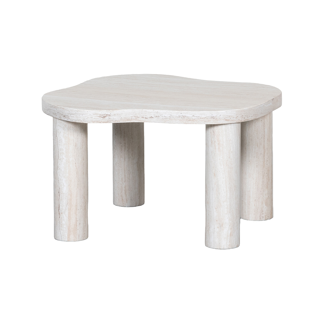 Table basses I_Serene - Travertin - Naturel - LABEL51