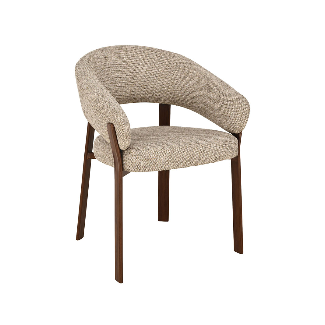 Chaises de salle à manger I_Sato - Beige - Creme - Geweven - Sans accoudoir - LABEL51