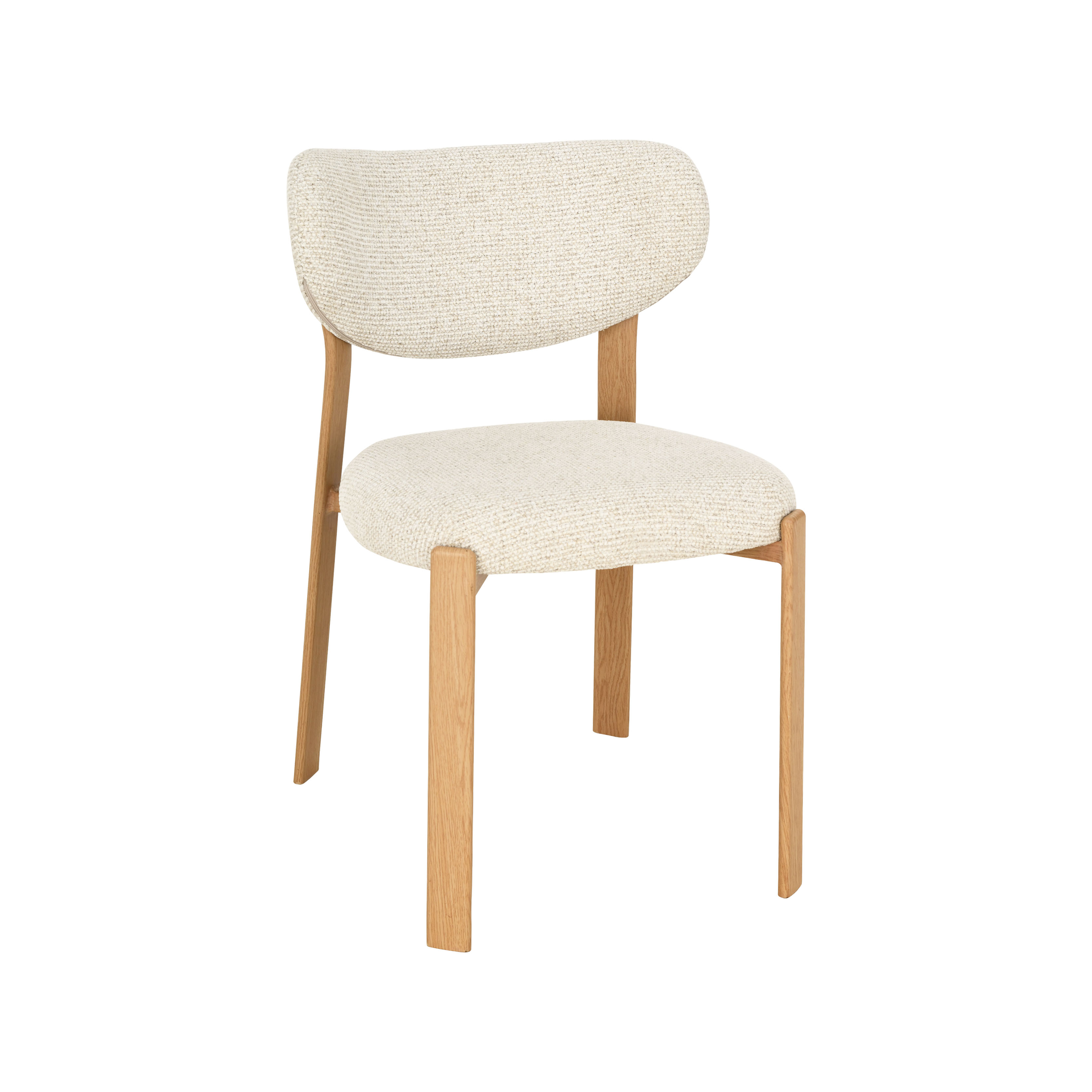 Chaises de salle à manger I_Mika - Naturel - Geweven - Sans accoudoir - LABEL51