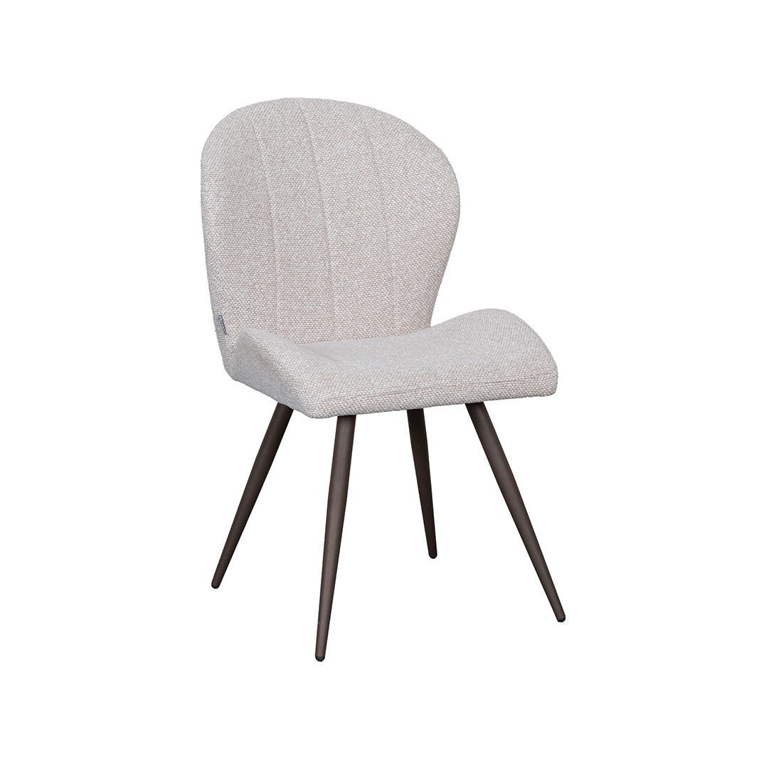 Chaises de salle à manger I_Sil - Naturel - Boucle - Sans accoudoir - LABEL51