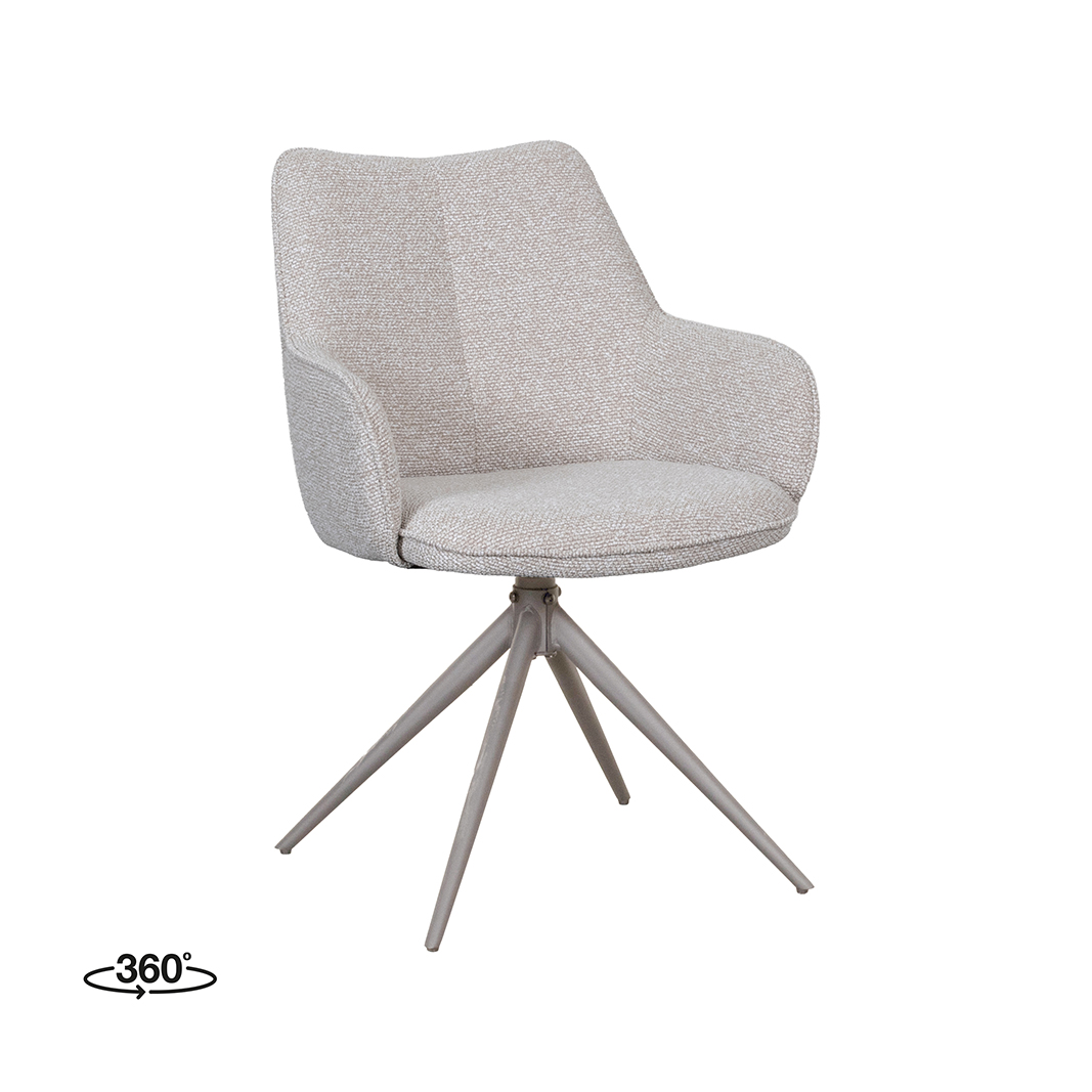 Chaises de salle à manger I_Sawa - Naturel - Boucle - Sans accoudoir - LABEL51