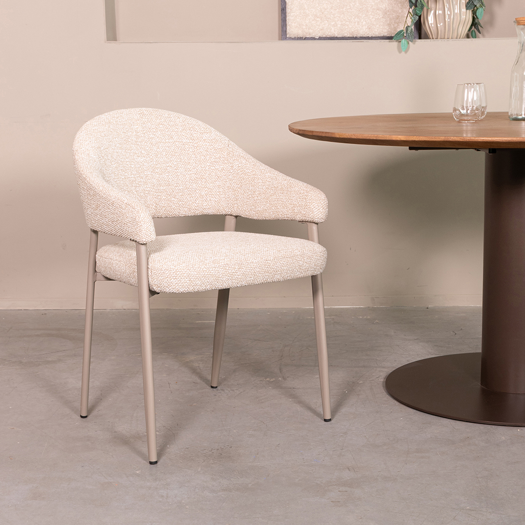 Chaises de salle à manger I_Sora - Naturel - Boucle - Sans accoudoir - LABEL51