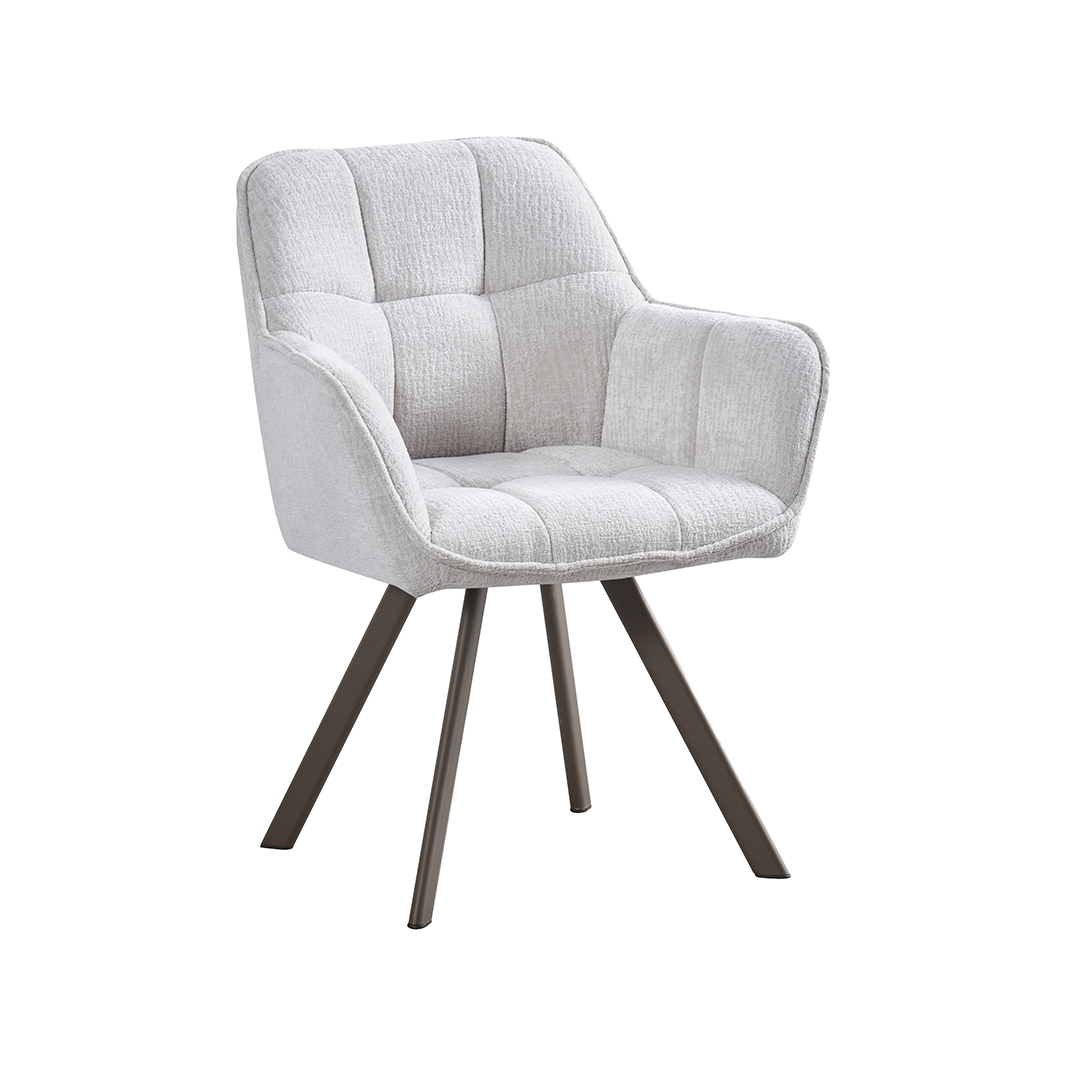 Chaises de salle à manger I_Riley - Naturel - Geweven - Sans accoudoir - LABEL51