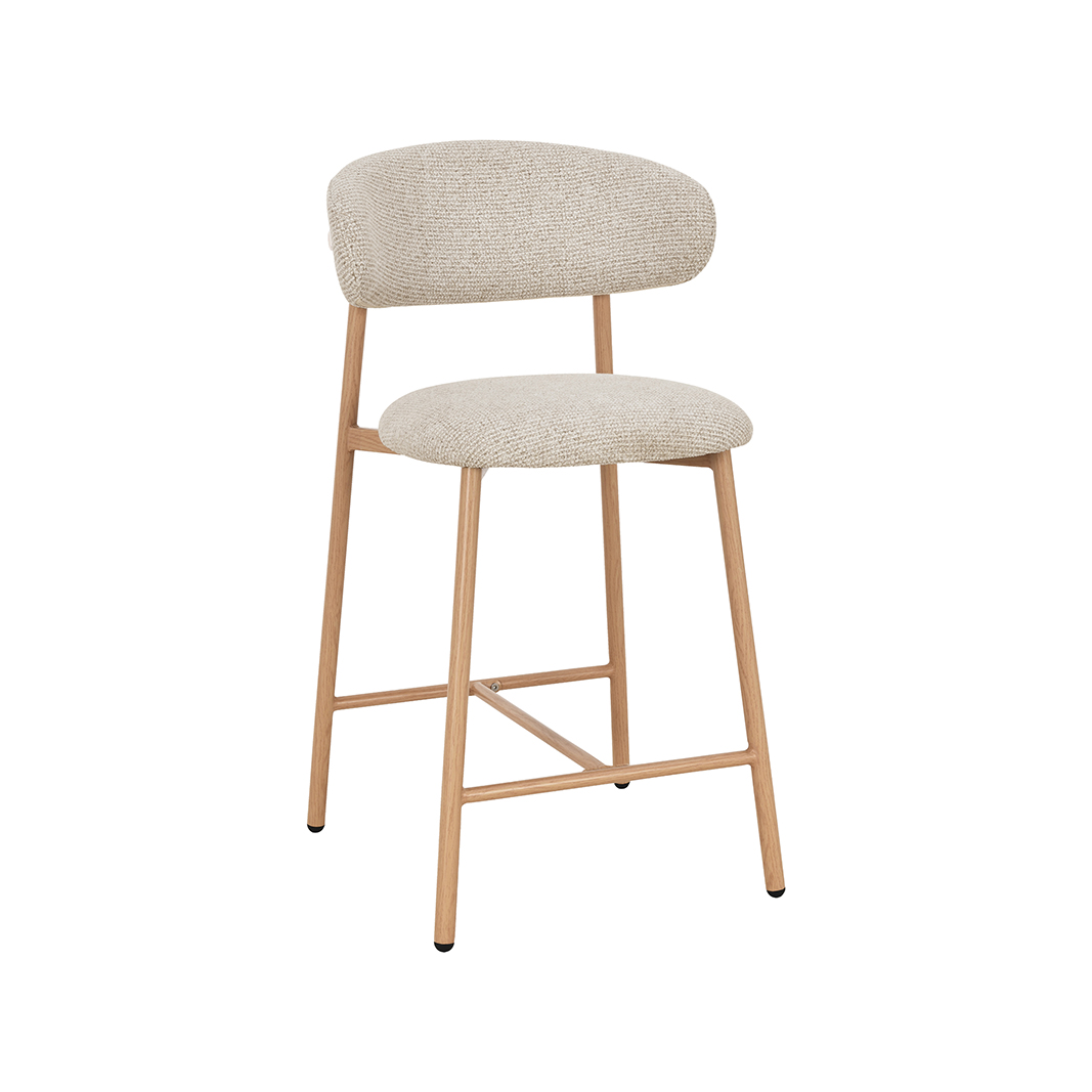 Tabourets de bar I_Kaito - Beige - Naturel - Prestige - LABEL51