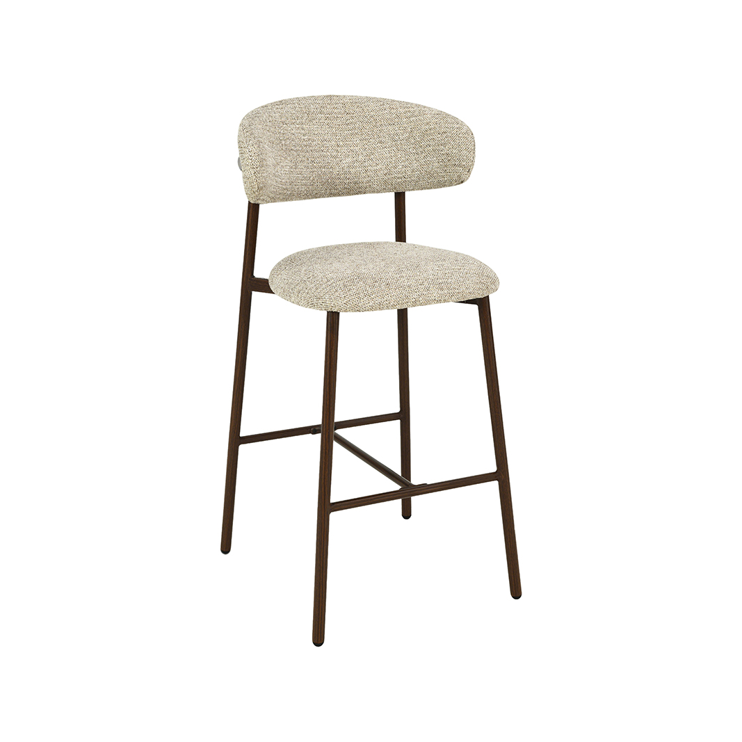 Tabourets de bar I_Kaito - Beige - Naturel - Prestige - LABEL51