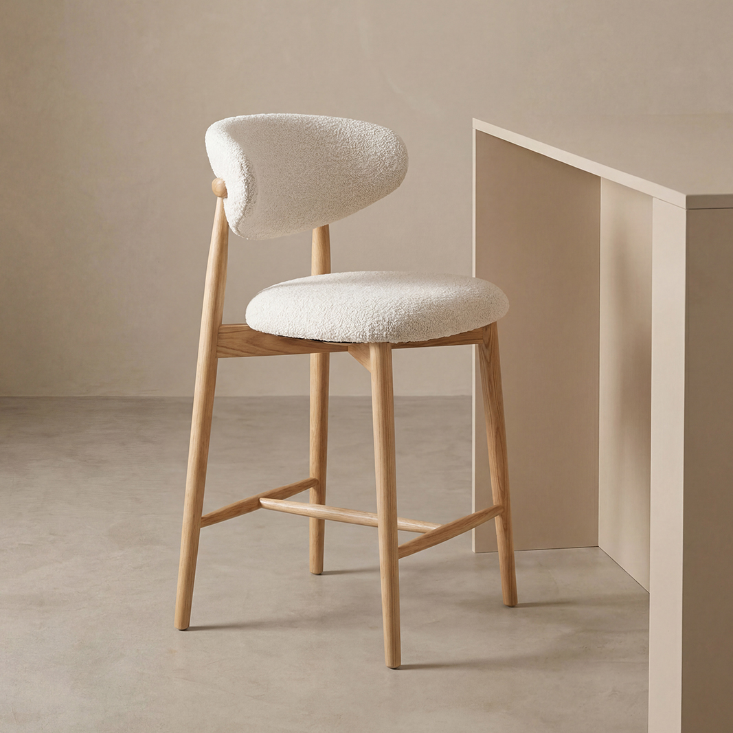 Tabourets de bar I_Kyoto - Naturel - Superb - LABEL51