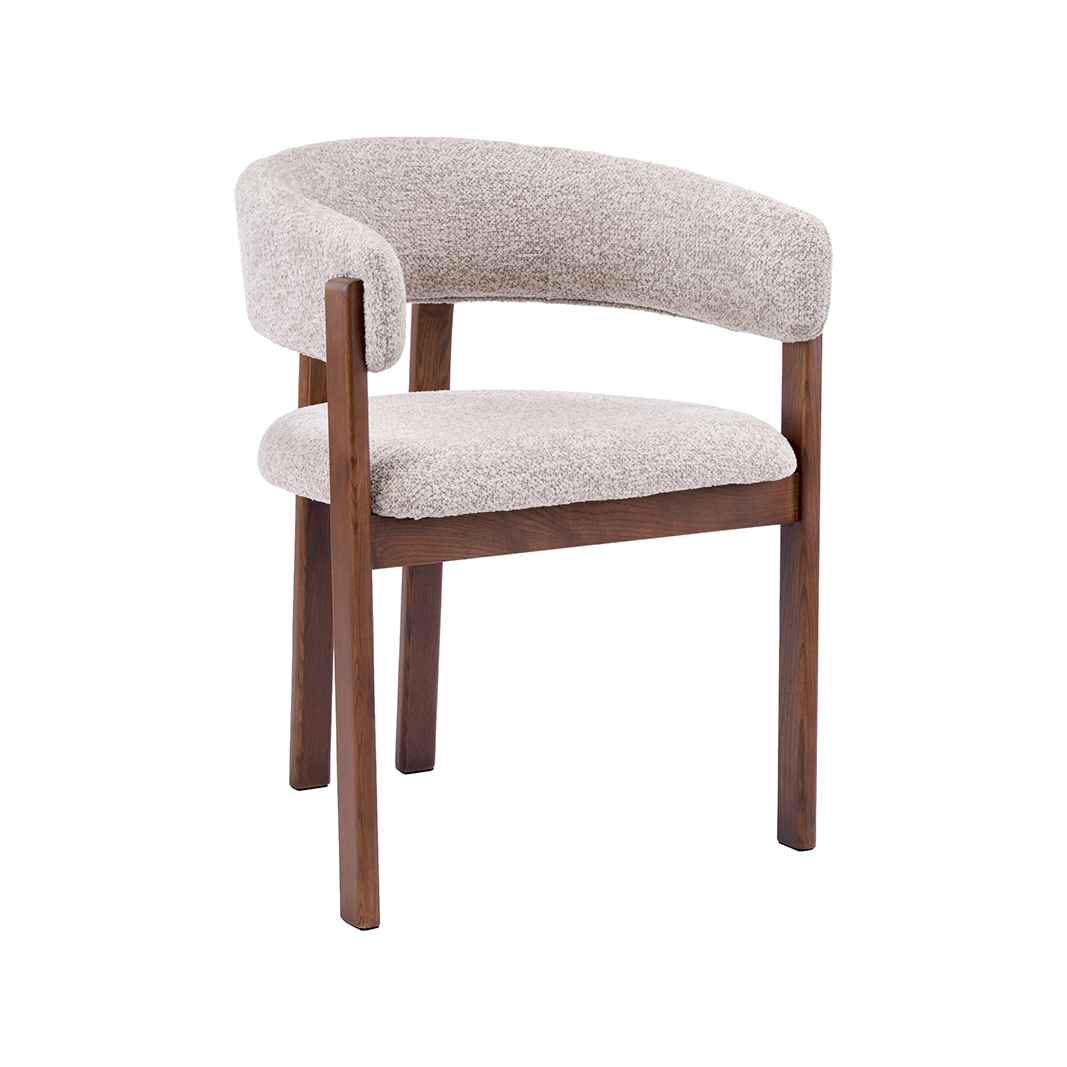 Chaises de salle à manger I_Osaka - Beige - Creme - Geweven - Sans accoudoir - LABEL51