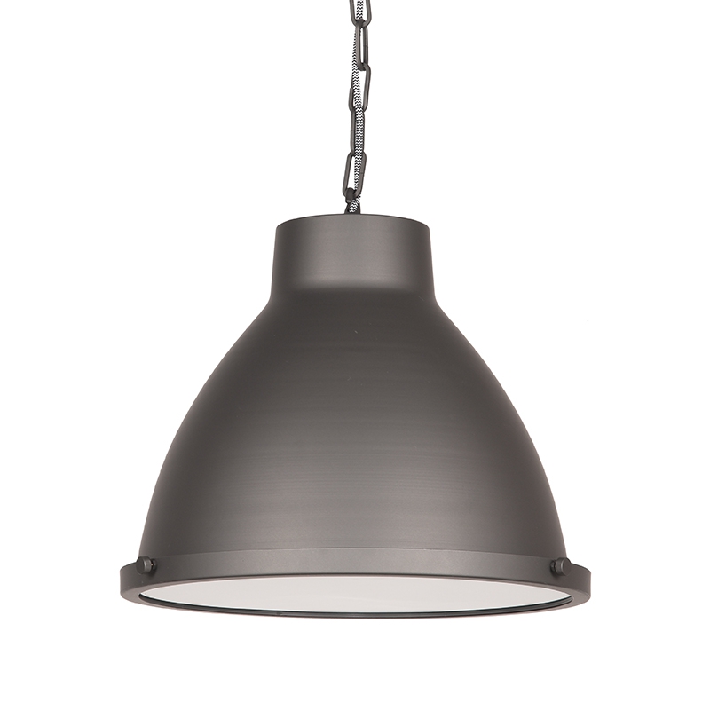 Lampe suspendue I_Industry - Burned Steel - GRIJS - - Industriel - LABEL51