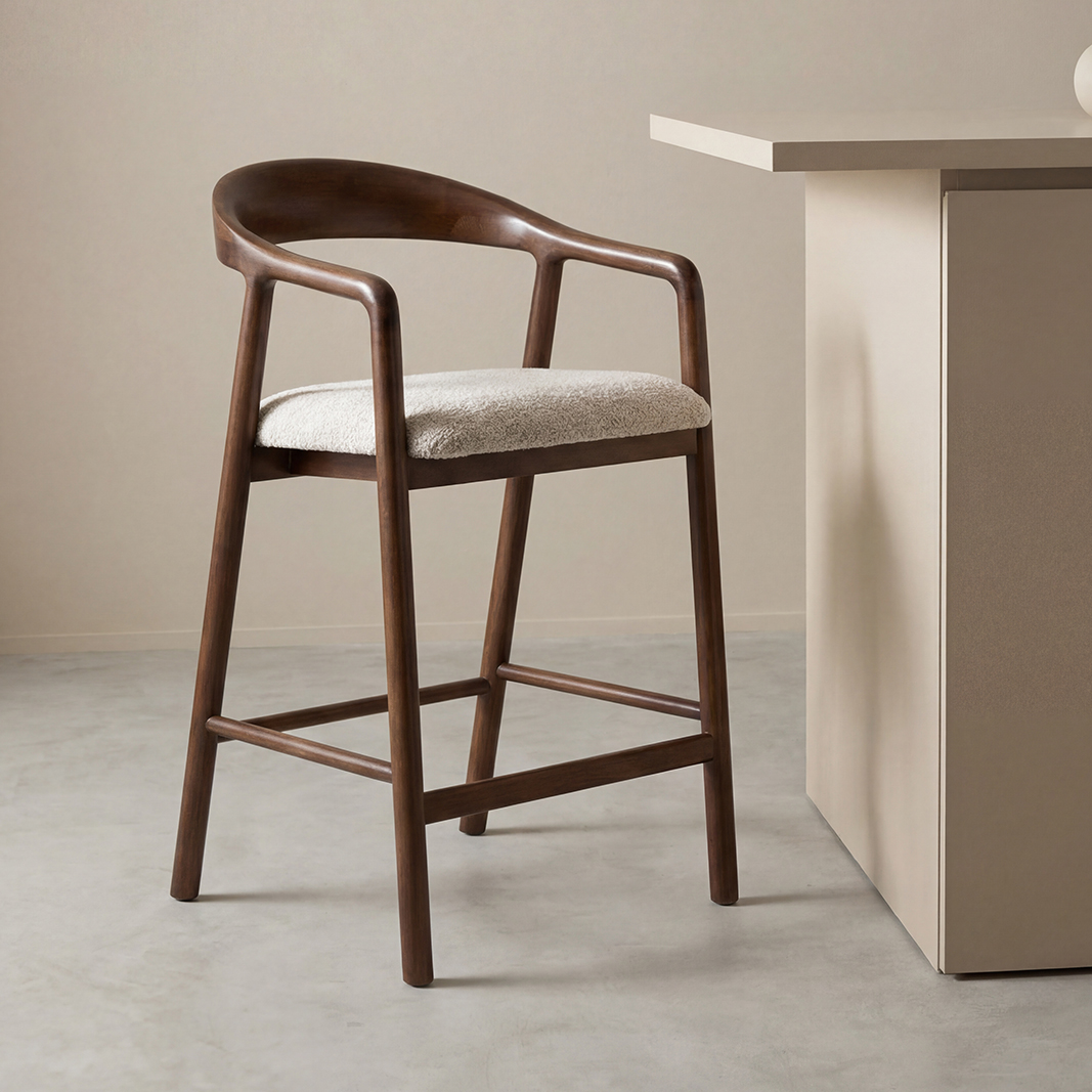 Tabourets de bar I_Lone - Naturel - Superb - LABEL51