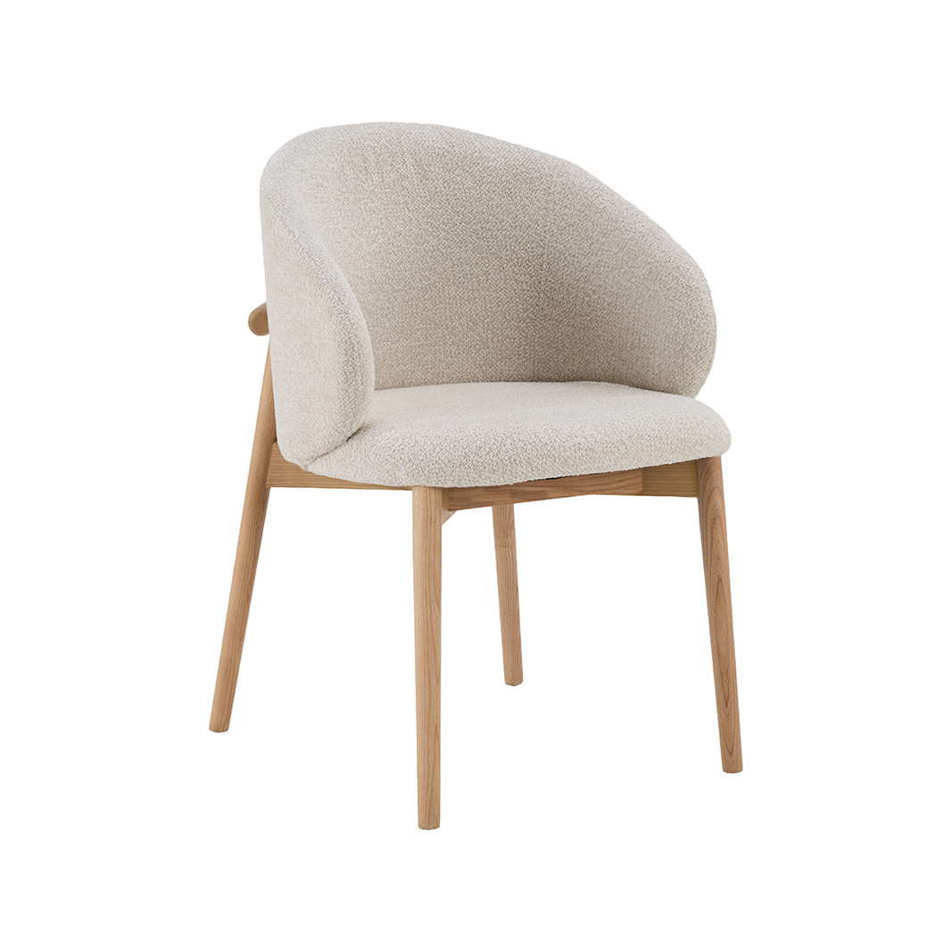 Chaises de salle à manger I_Nagano - Naturel - Geweven - Sans accoudoir - LABEL51