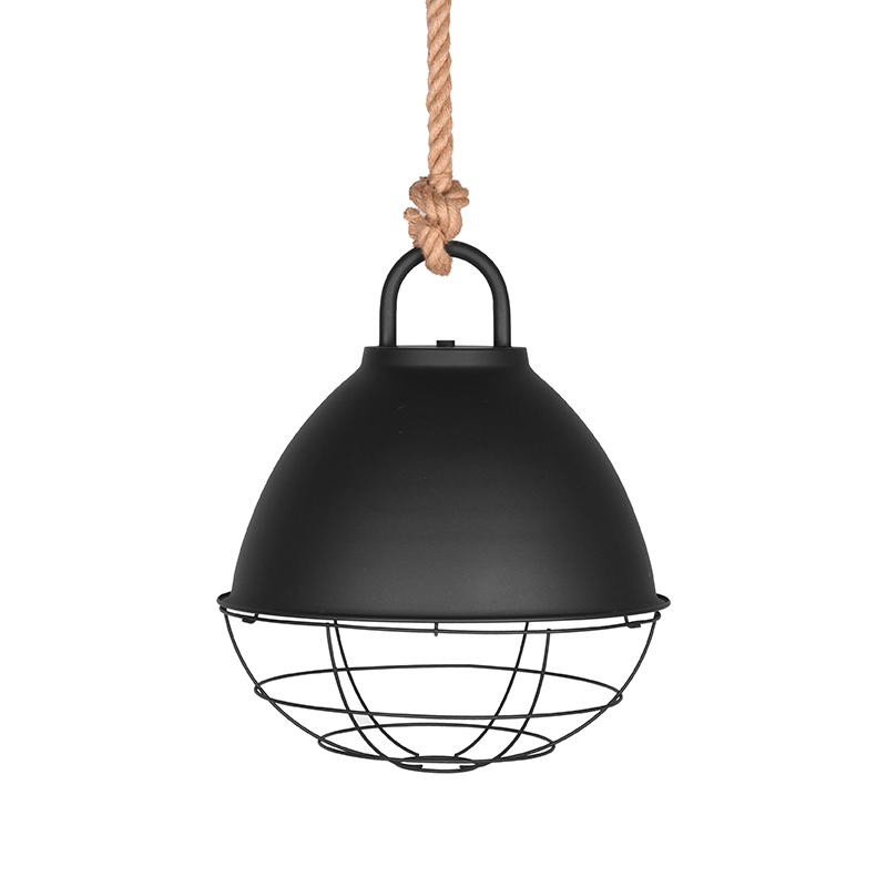 Lampe suspendue I_Korf - Noir - Métal - Moderne - LABEL51