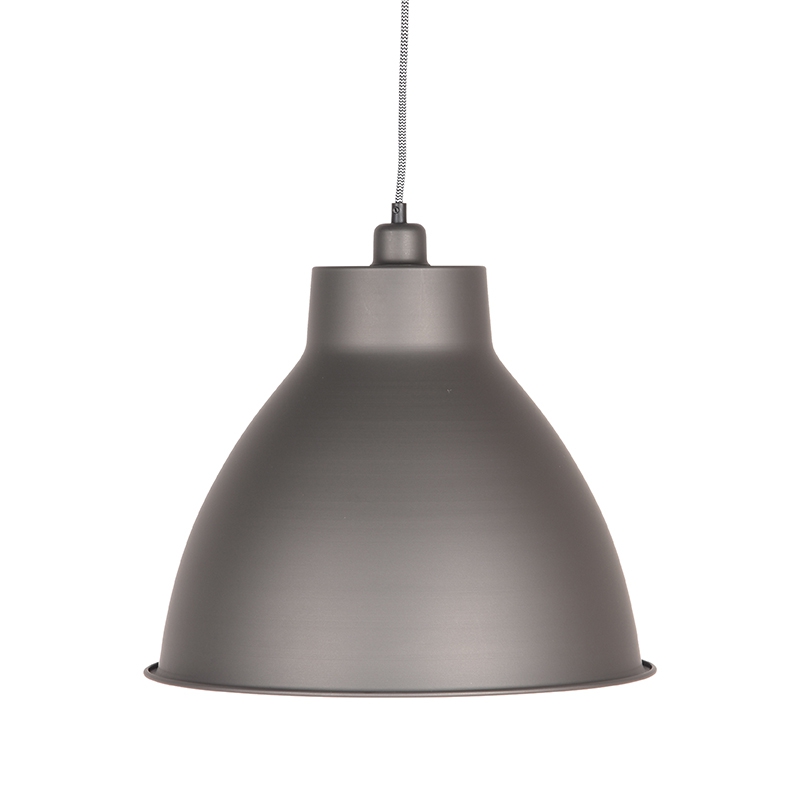 Lampe suspendue I_Dome - Burned Steel - GRIJS - - Industriel - LABEL51