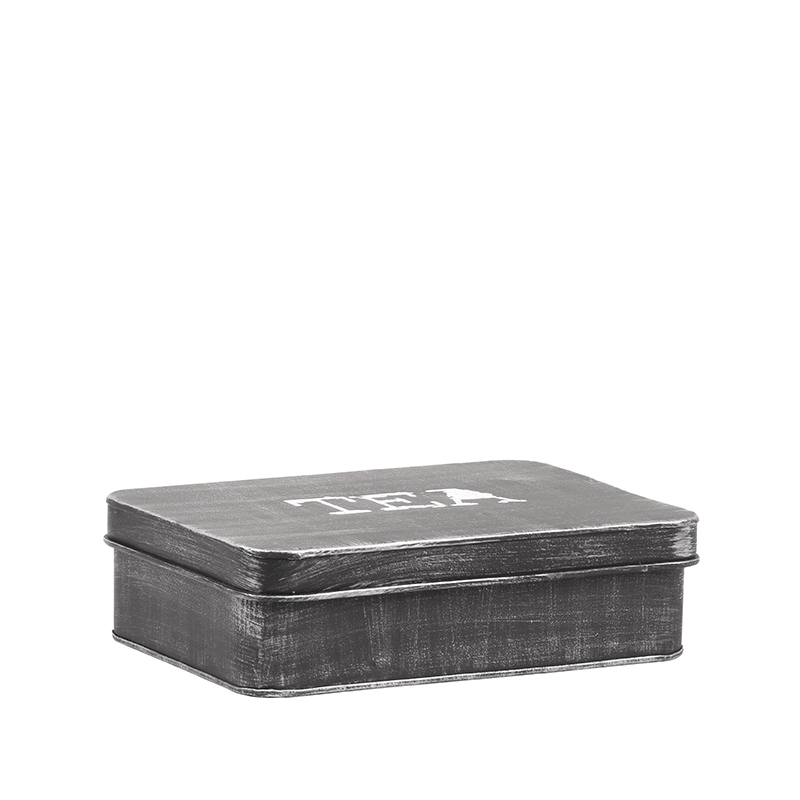 Accessoire de cuisine I_Theedoos - Antiek Zwart - Noir - Métal - Industriel - LABEL51