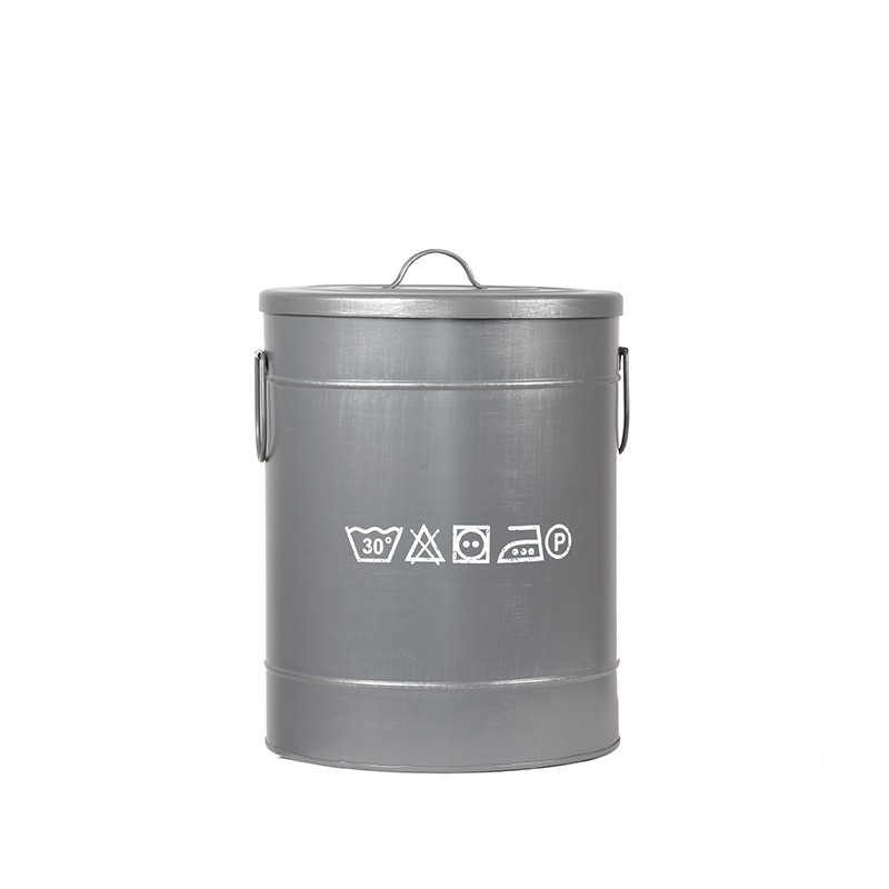 Boîte I_Wasmand - Gris antique - GRIJS - - Industriel - LABEL51