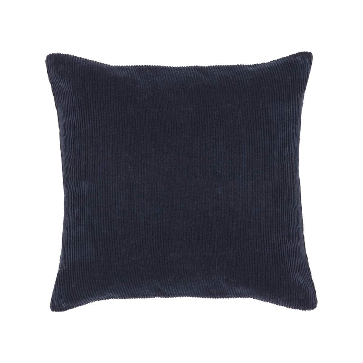 Coussin décoratif I_Rib - Marine - BLAUW - Coton - Industriel - LABEL51