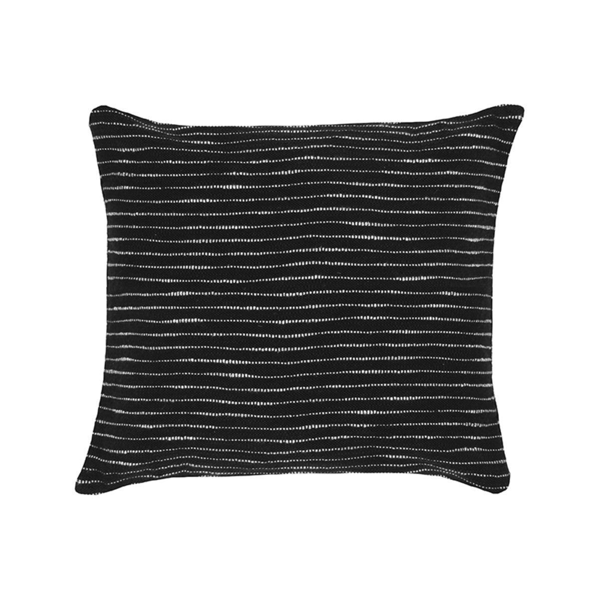 Coussin décoratif I_Geweven - Noir - ZWART - - Moderne - LABEL51