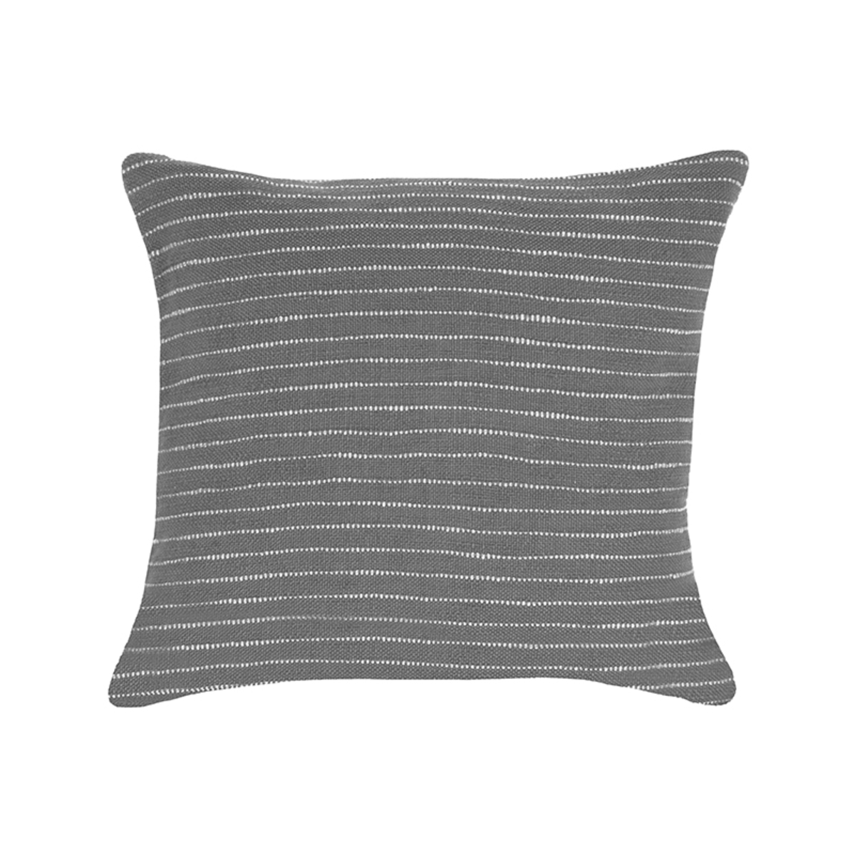 Coussin décoratif I_Geweven - Gris - GRIJS - - Industriel - LABEL51