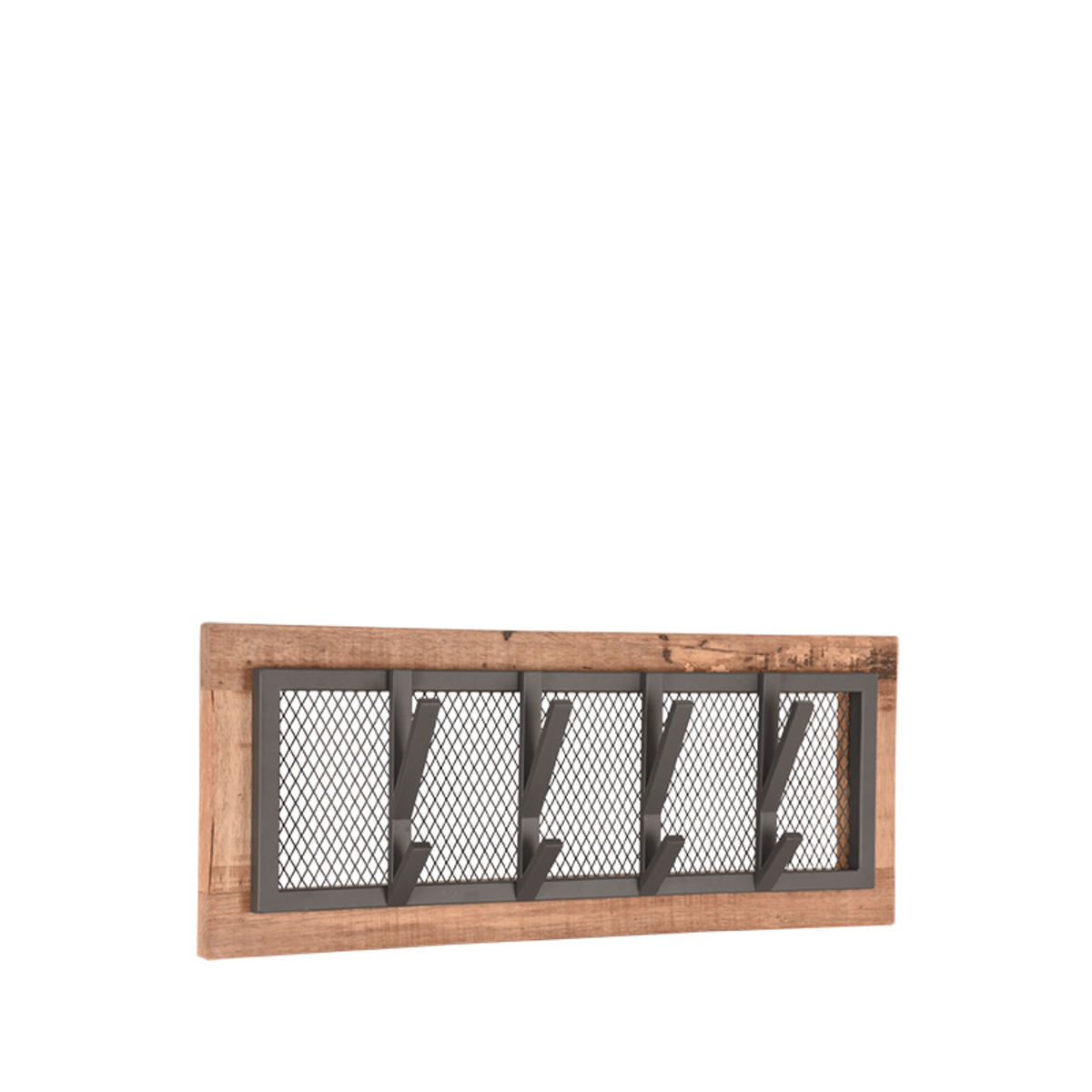 Porte-manteau I_Crude - Burned Steel - Gris - Métal - Industriel - LABEL51