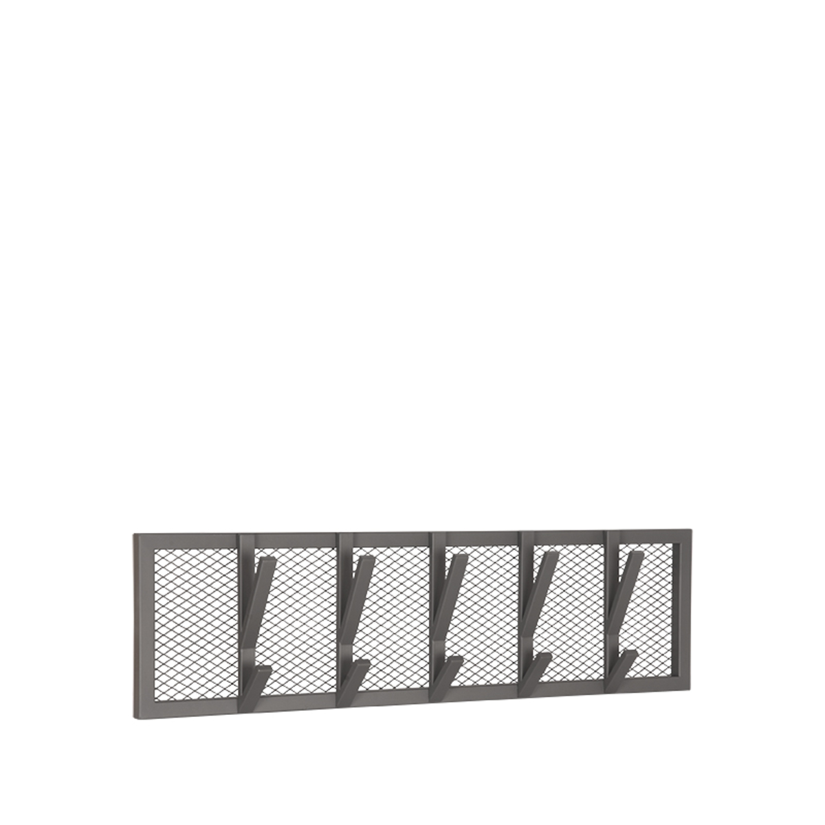 Porte-manteau I_Gruff - Burned Steel - GRIJS - - Industriel - LABEL51