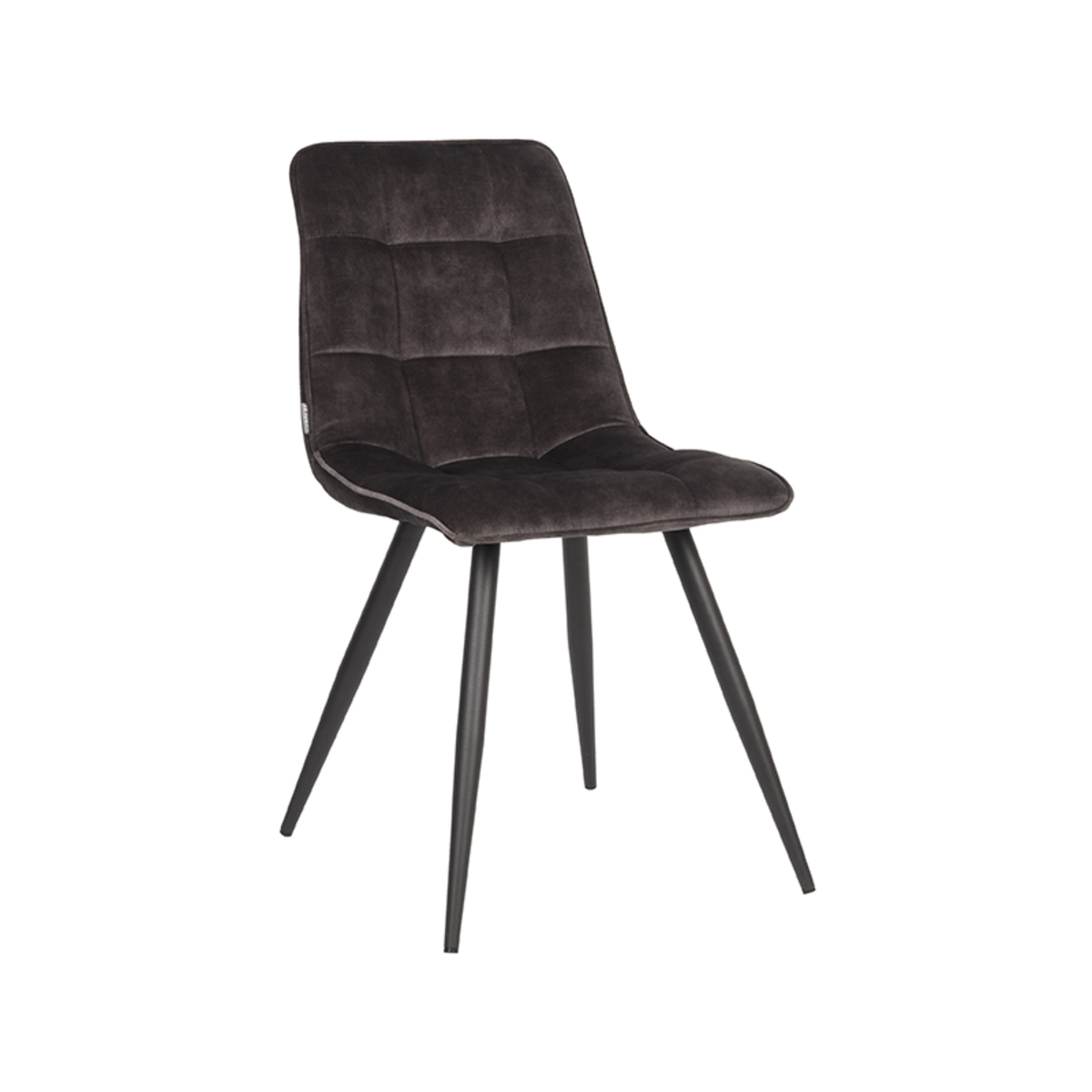 Chaise de salle à manger I_Jelt - Anthracite - GRIJS - - Sans accoudoir - Moderne - LABEL51