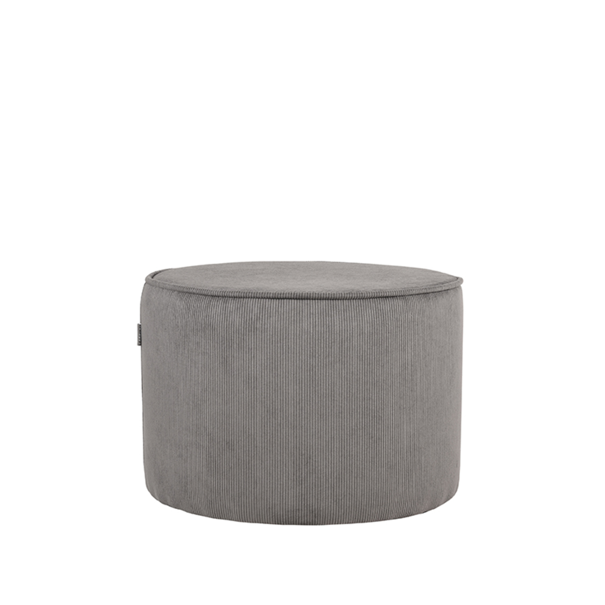 Pouf I_Tibo - Gris foncé - GRIJS - - Industriel - LABEL51