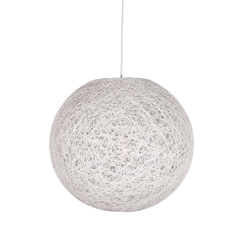 Lampe suspendue I_Twist - Blanc - Lin - Moderne - LABEL51