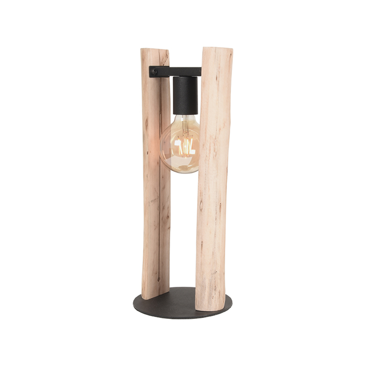 Lampe a poser I_Woody - Naturel - Bois - Industriel - LABEL51