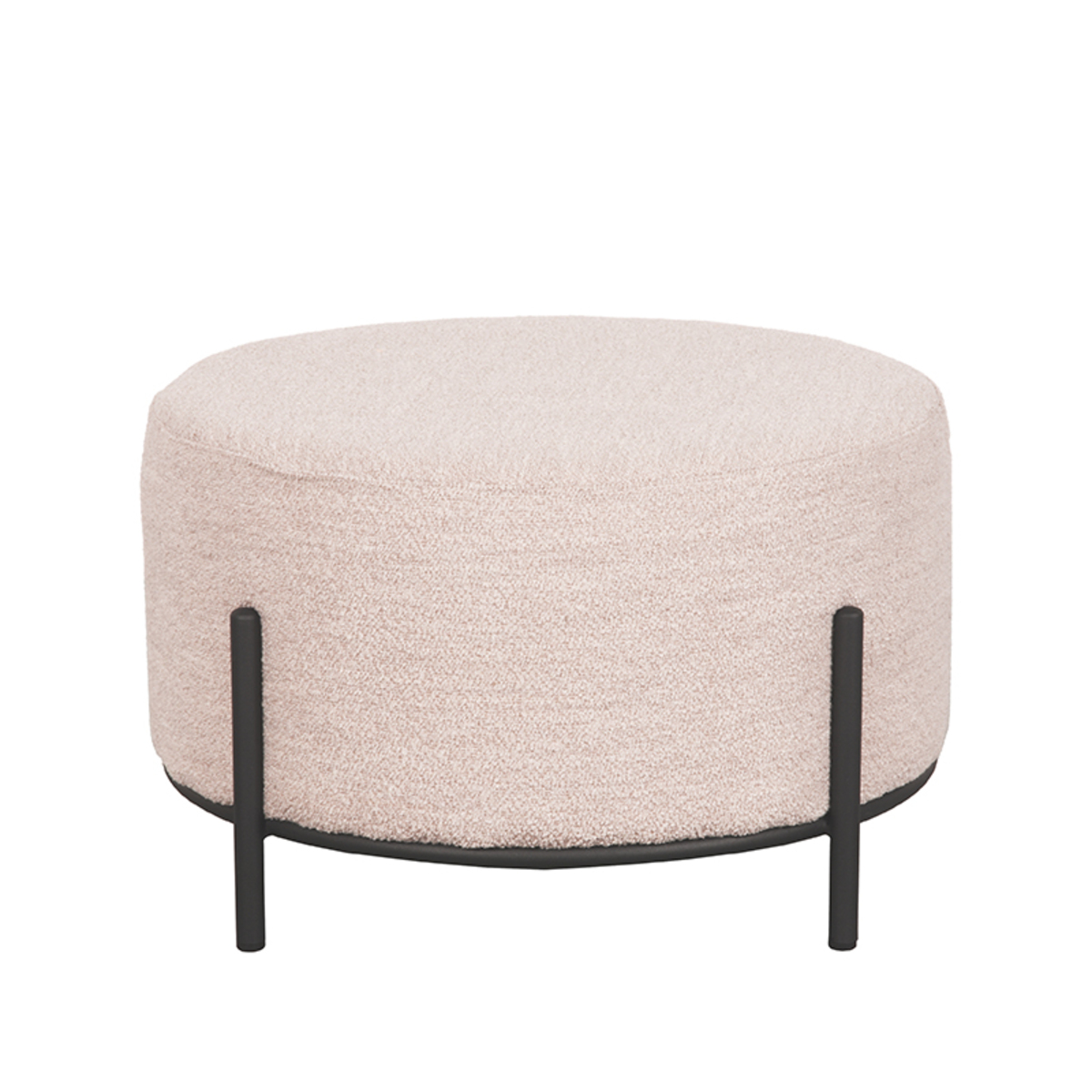 Pouf I_Troy - Naturel - Boucle - Rurale - LABEL51