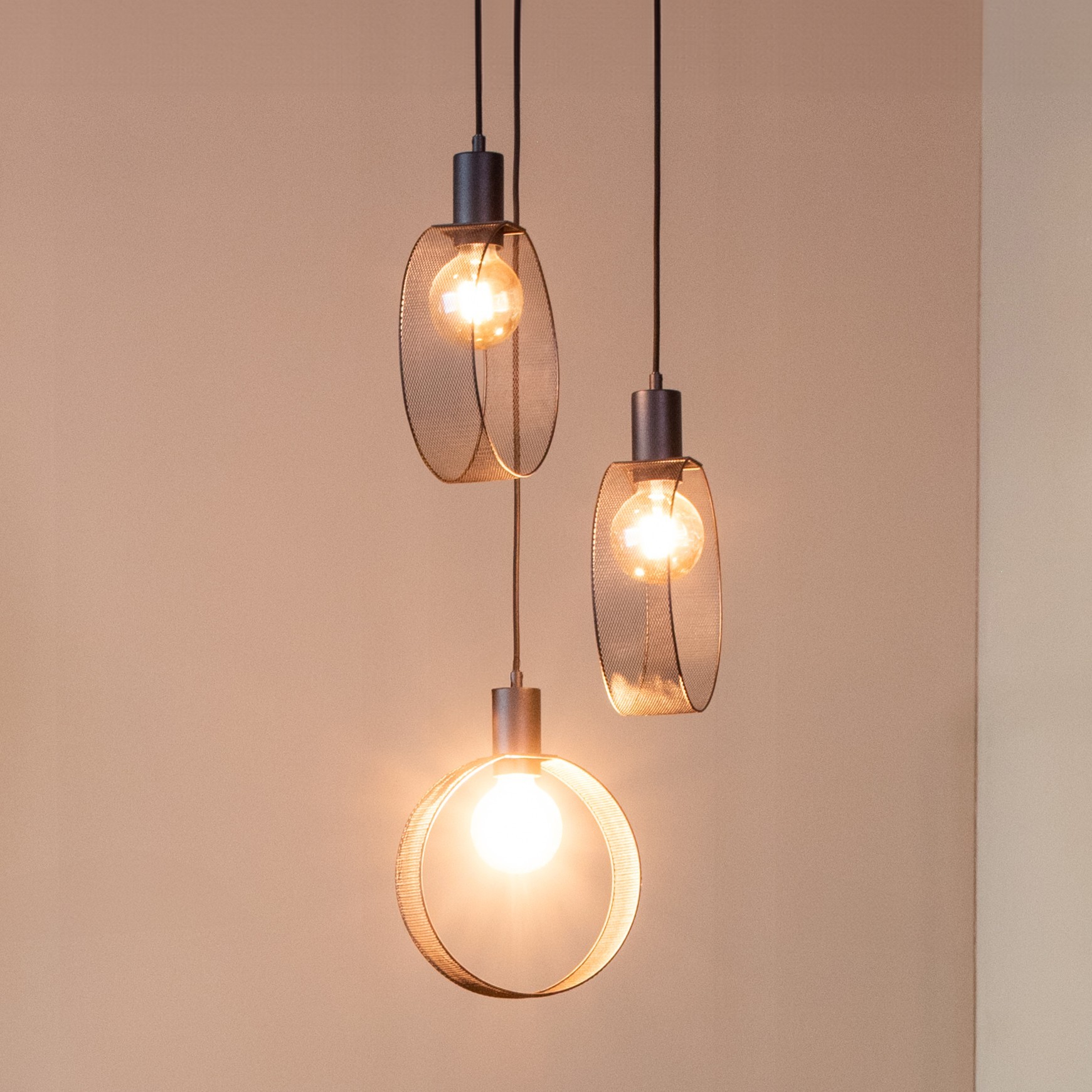 Lampe suspendue I_Ronda - Noir - ZWART - - Moderne - LABEL51