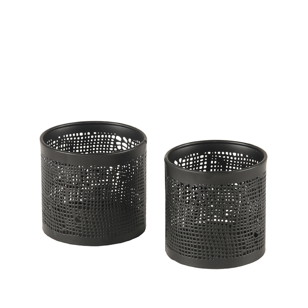 Décoratio I_Kaarsenhouders - Noir - ZWART - - Moderne - LABEL51