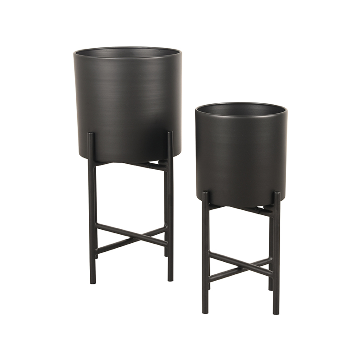 Décoratio I_Plantenstandaards - Noir - ZWART - - Moderne - LABEL51