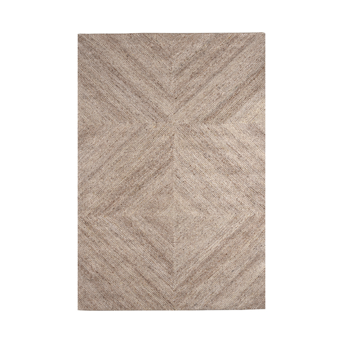 Tapis I_Blendy - Taupe - Marron - Laine - Rurale - LABEL51