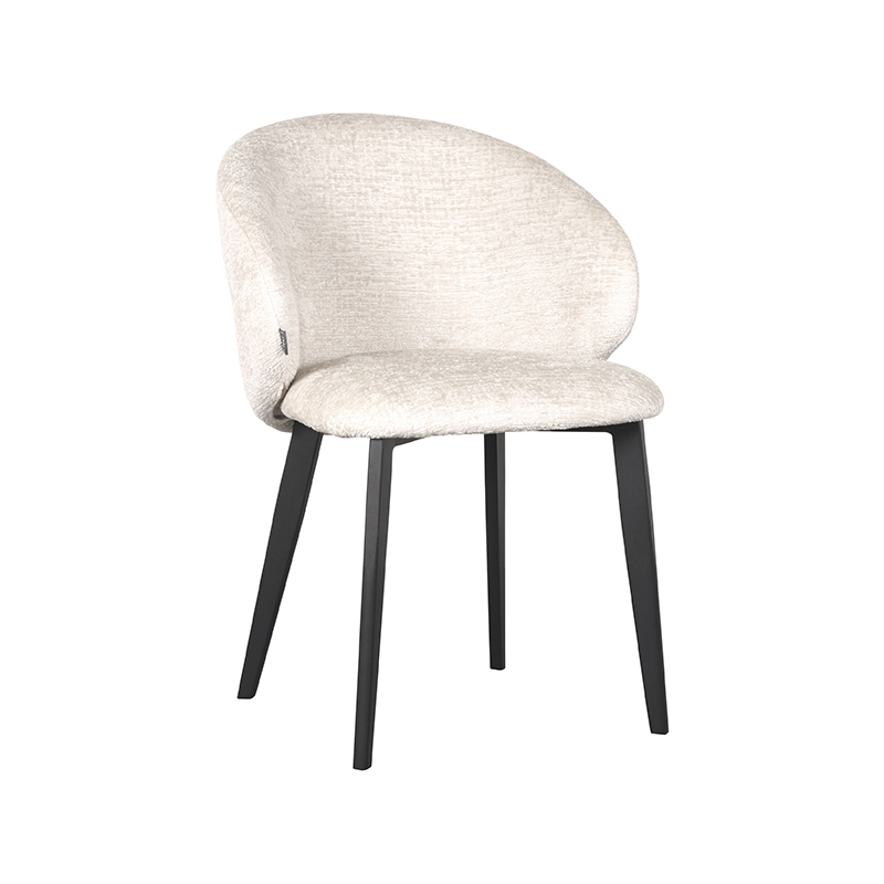 Chaise de salle à manger I_Logan - Accoudoir - Creme - Elegance - Rurale - LABEL51