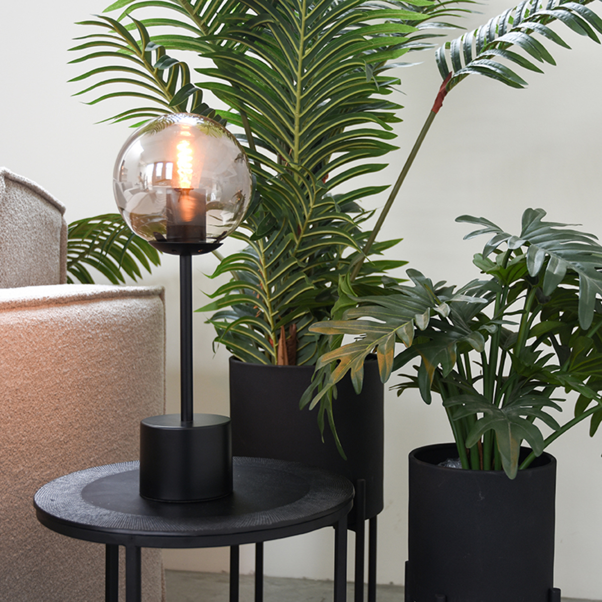 Lampe a poser I_Fumo - Smoke - GRIJS - - Moderne - LABEL51