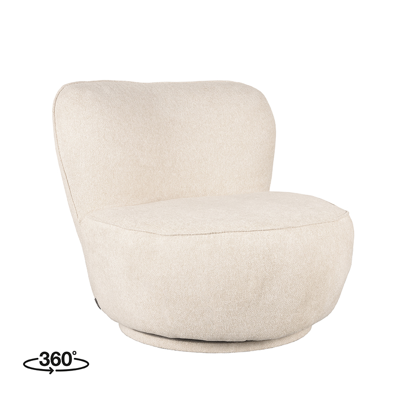 Fauteuil I_Bunny - Beige - Naturel Beige - Boucle - Sans accoudoir - Moderne - LABEL51