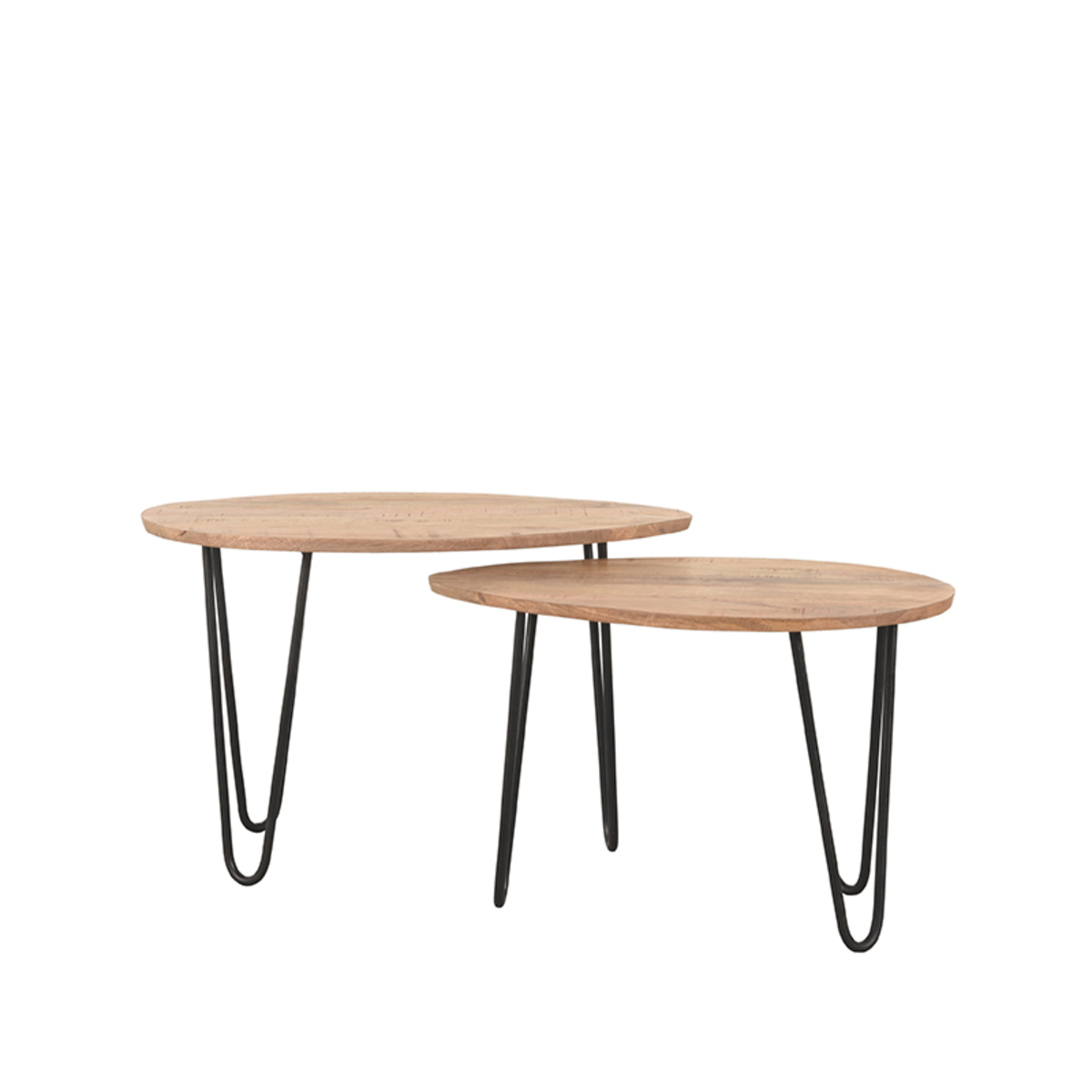 Table basse I_Frisk - Ovales - Rough - BRUIN - - Industriel - LABEL51