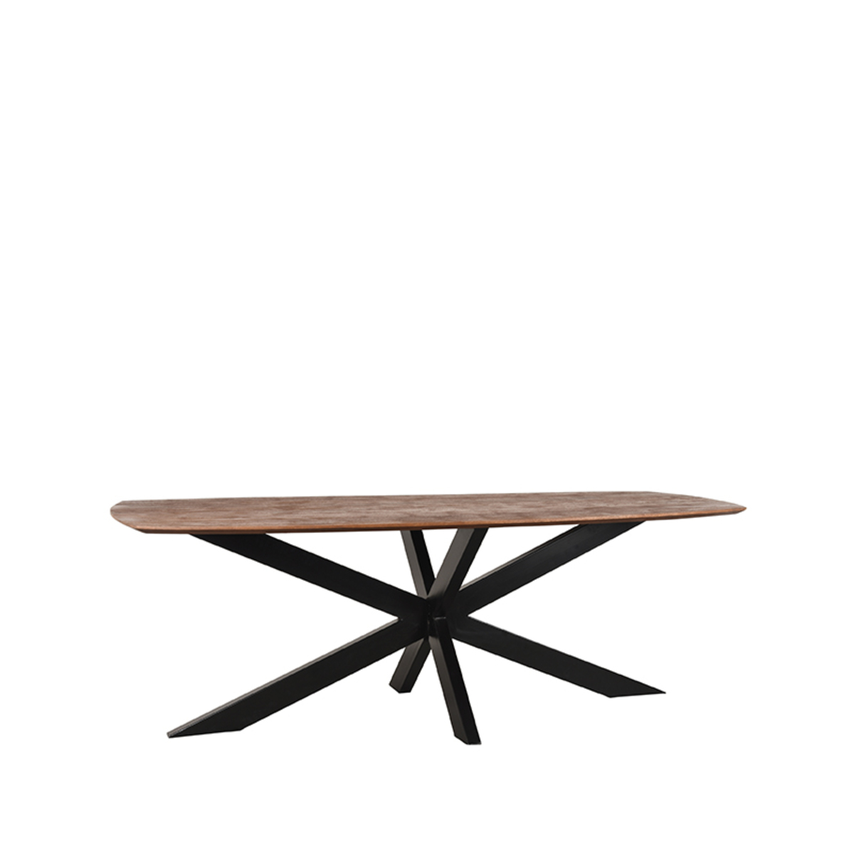Table à manger I_Zane - Orthogonal - Espresso - Marron - Bois de mangue - Moderne - LABEL51