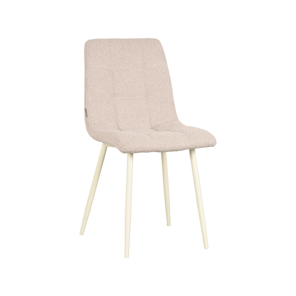 Chaise de salle à manger I_Nino - Naturel Beige - Boucle - Sans accoudoir - Scandinave - LABEL51